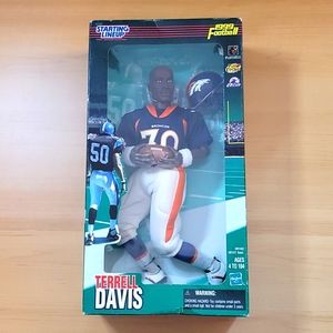 NFL Terrell Davis 1999 Football Starting Lineup  Brand New